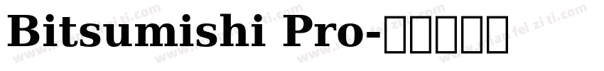 Bitsumishi Pro字体转换